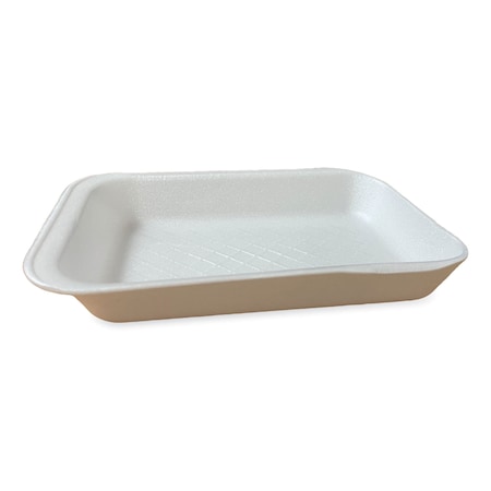Gen Meat Trays, No 2D, 8.56 x 6.1 x 1.2, White, 500PK 2DWH